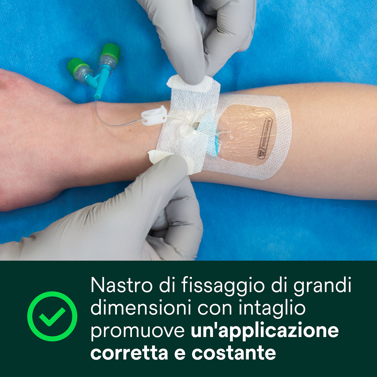 (4) Tegaderm 9132: Applicazione coerente e corretta