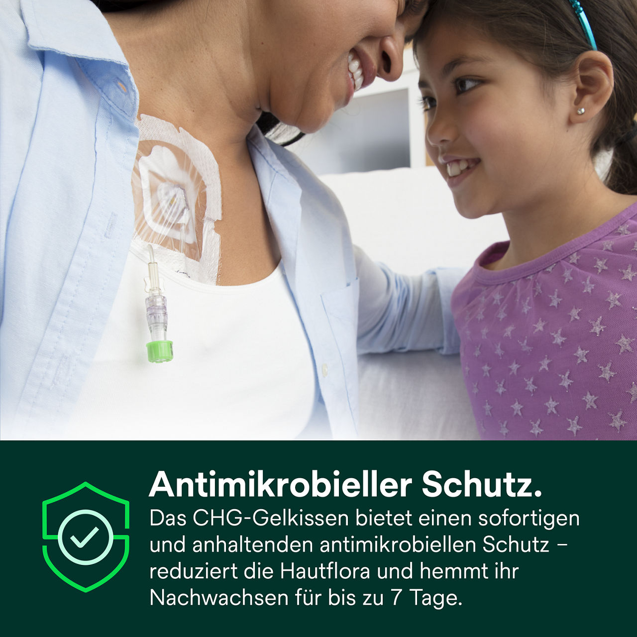 (3) Tegaderm CHG Gelpad 1664/1664R: Antimikrobieller Schutz