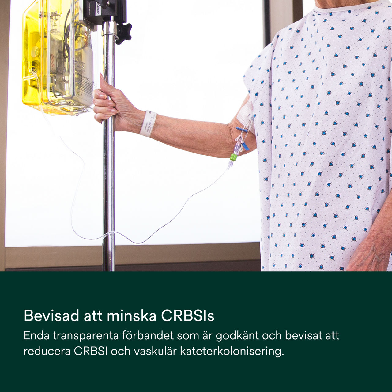 (3) Tegaderm CHG IV Securement: Bevisad minskning av CRBSI