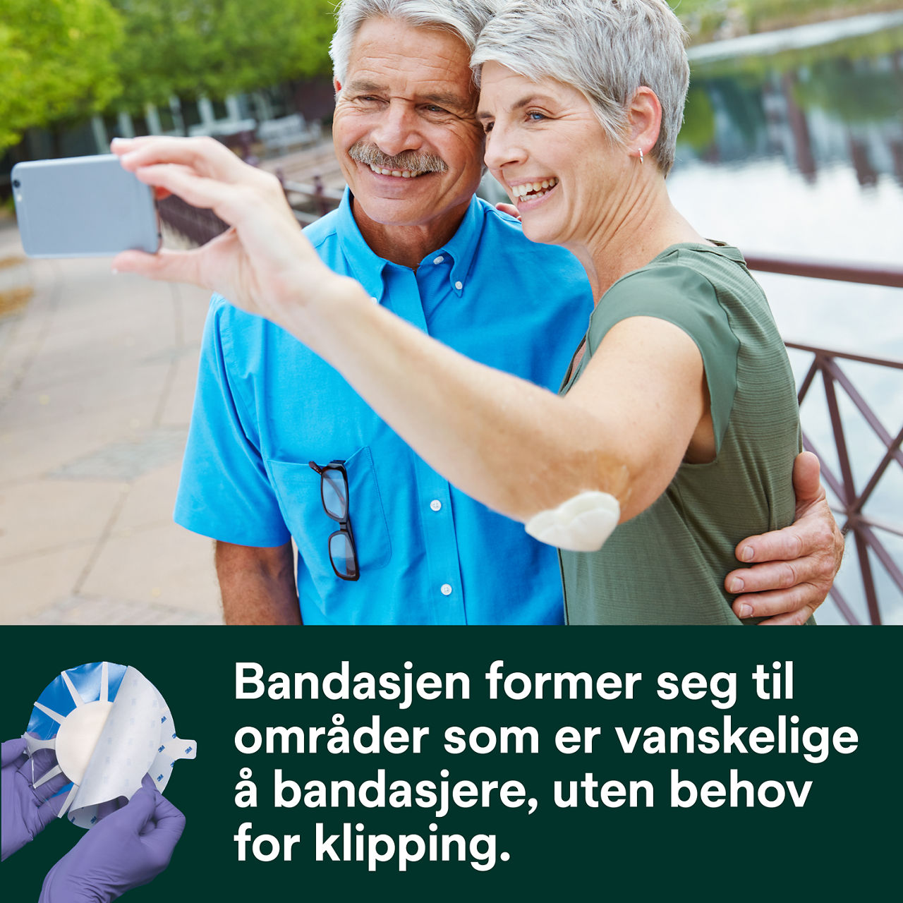 (3) Tegaderm HP Skum Non-Adesivo: Design multistrato