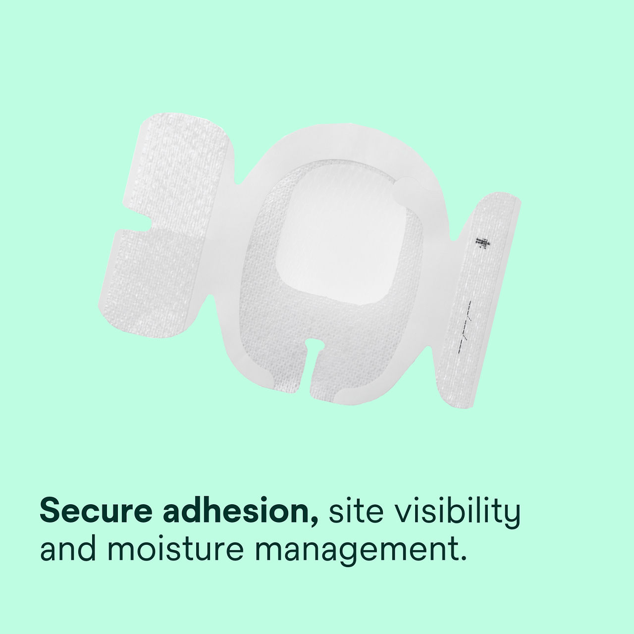 (1 - 1685) Tegaderm IV Advanced Securement: Secure adhesion, site visibility, moisture management