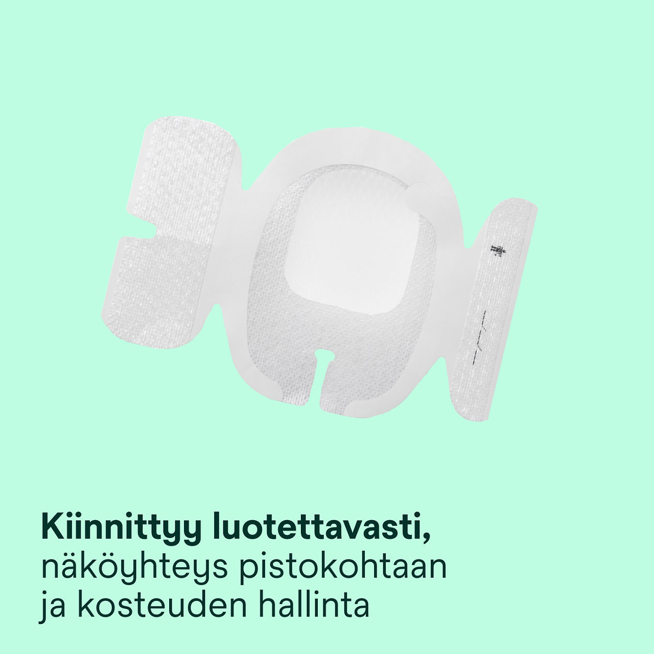 (1 - 1685) Tegaderm IV Advanced Securement: Hyvä tarttuminen, näkyvyys, kosteuden hallinta