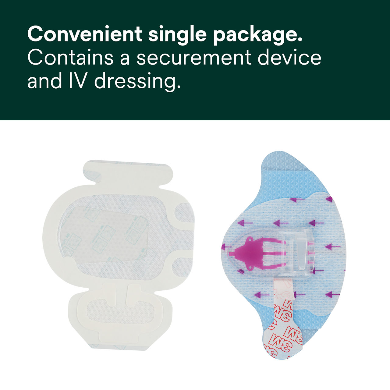 (1 - 1839-2100) 3M PICC/CVC + Tegaderm IV Advanced Securement: Convenient single package