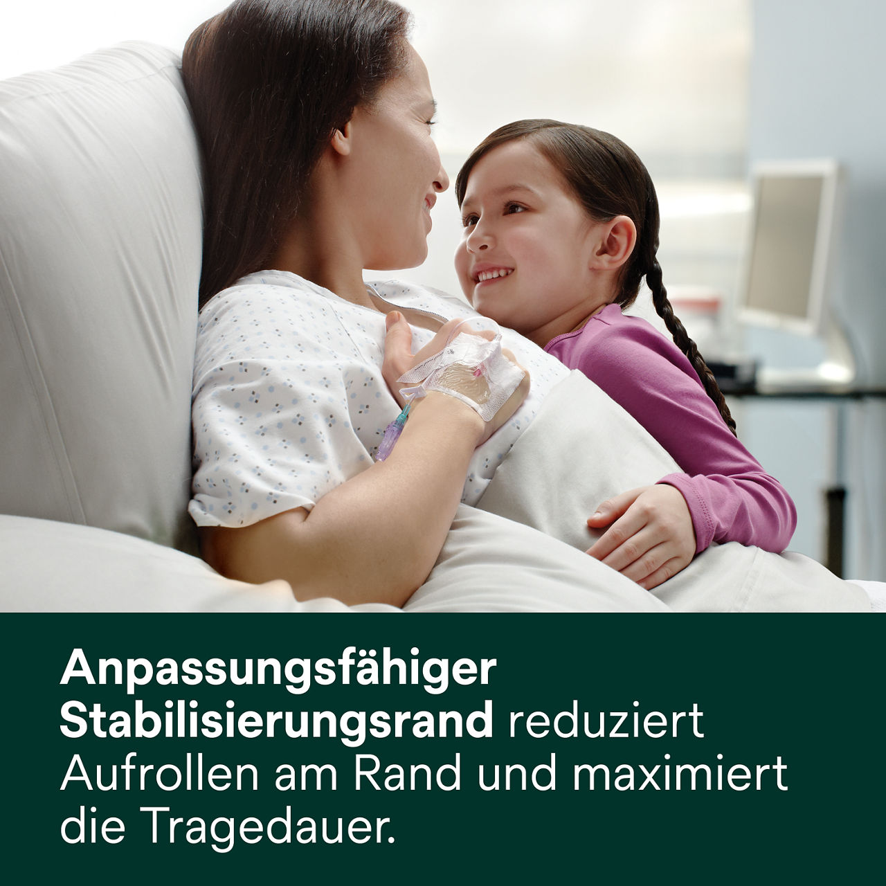 (3) Tegaderm IV Advanced Securement: Anpassungsfähiger Stabilisierungsrand