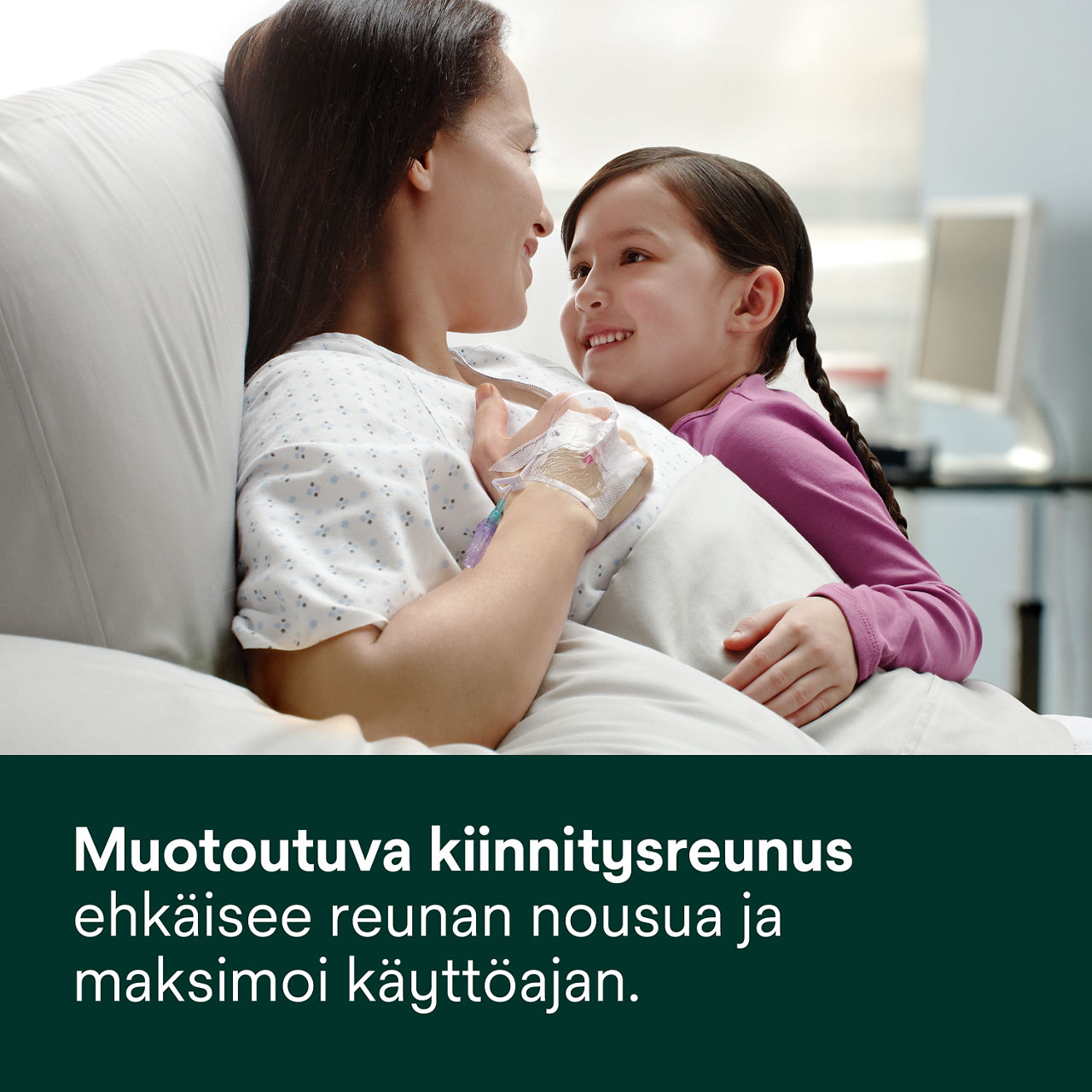 (3) Tegaderm IV Advanced Securement: Mukautuva stabilisaatioreuna