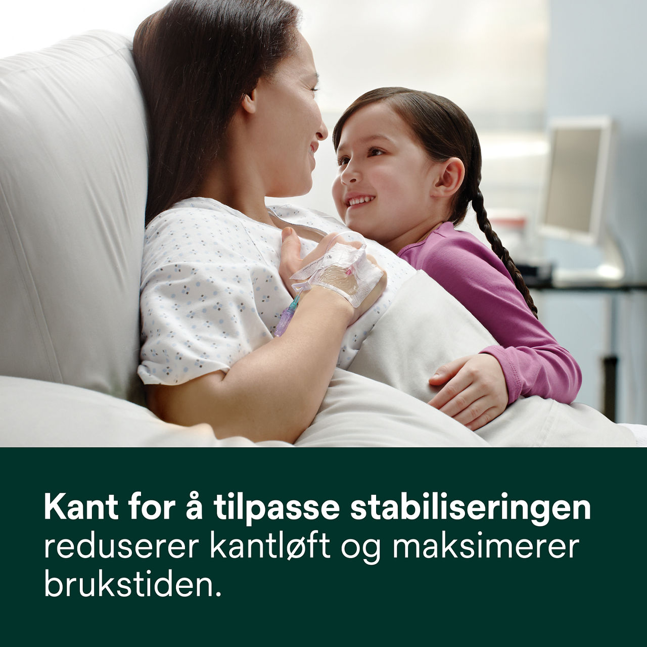 (3) Tegaderm IV Advanced Securement: Tilpassende stabiliseringskant