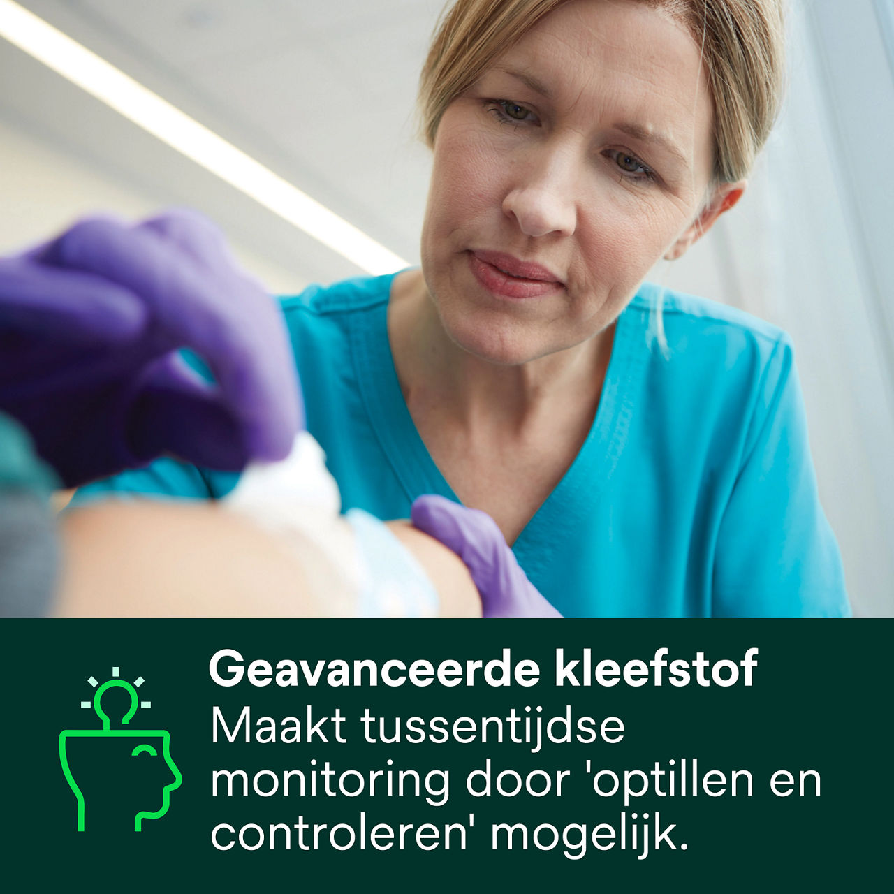 (2) Tegaderm Silicone Foam: Geavanceerd adhesief