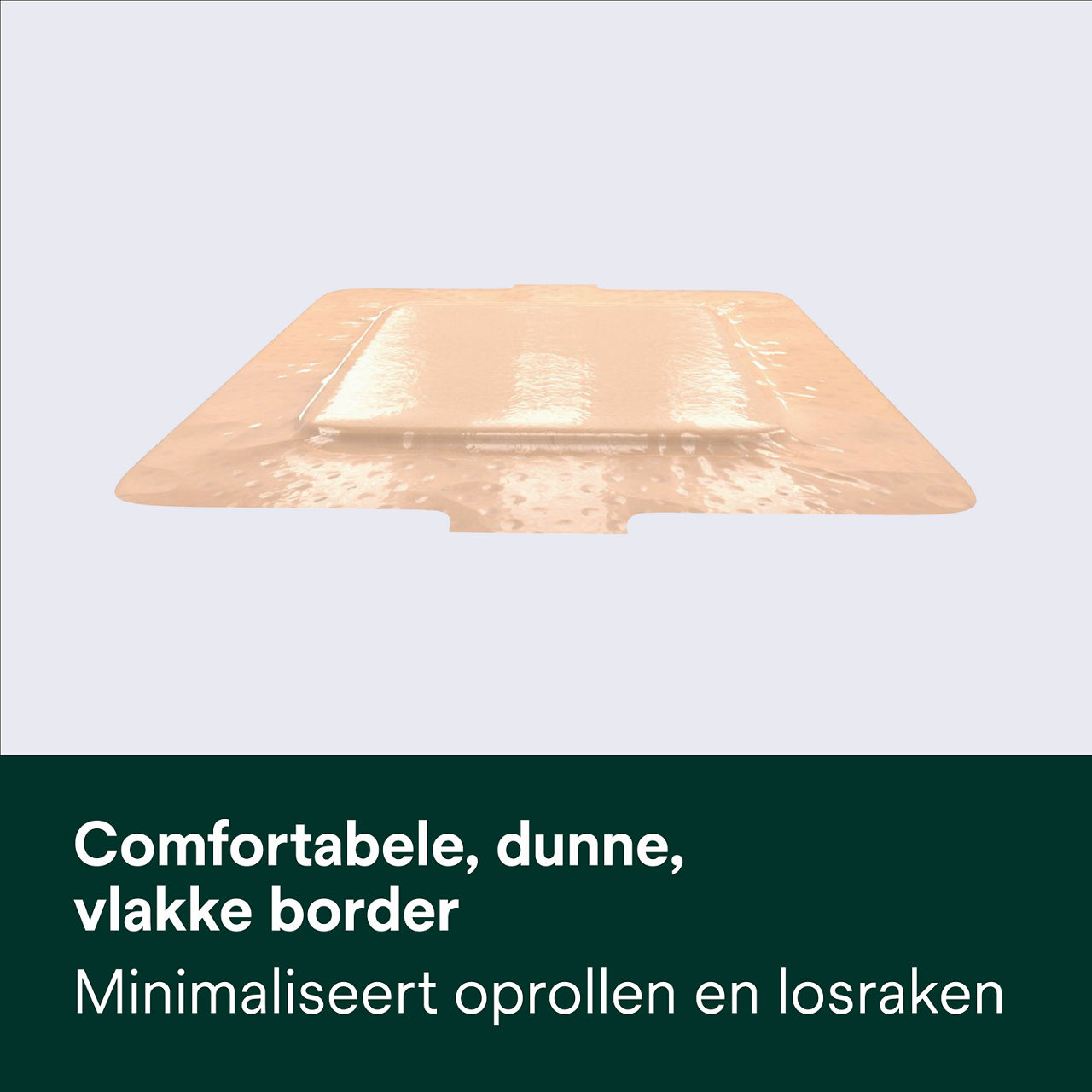(6) Tegaderm Silicone Foam: Comfortabel, dun ontwerp met een lage rand