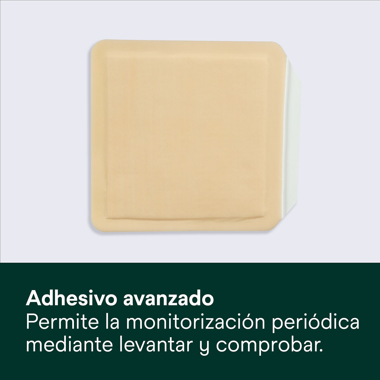 (3) Tegaderm Silicona Foam Bandaje: Adhesivo avanzado