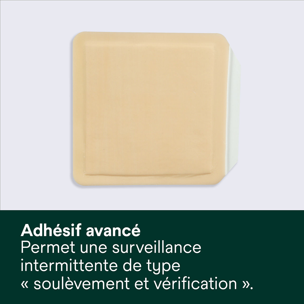 (3) Tegaderm Pansement en mousse de silicone : Adhésif avancé