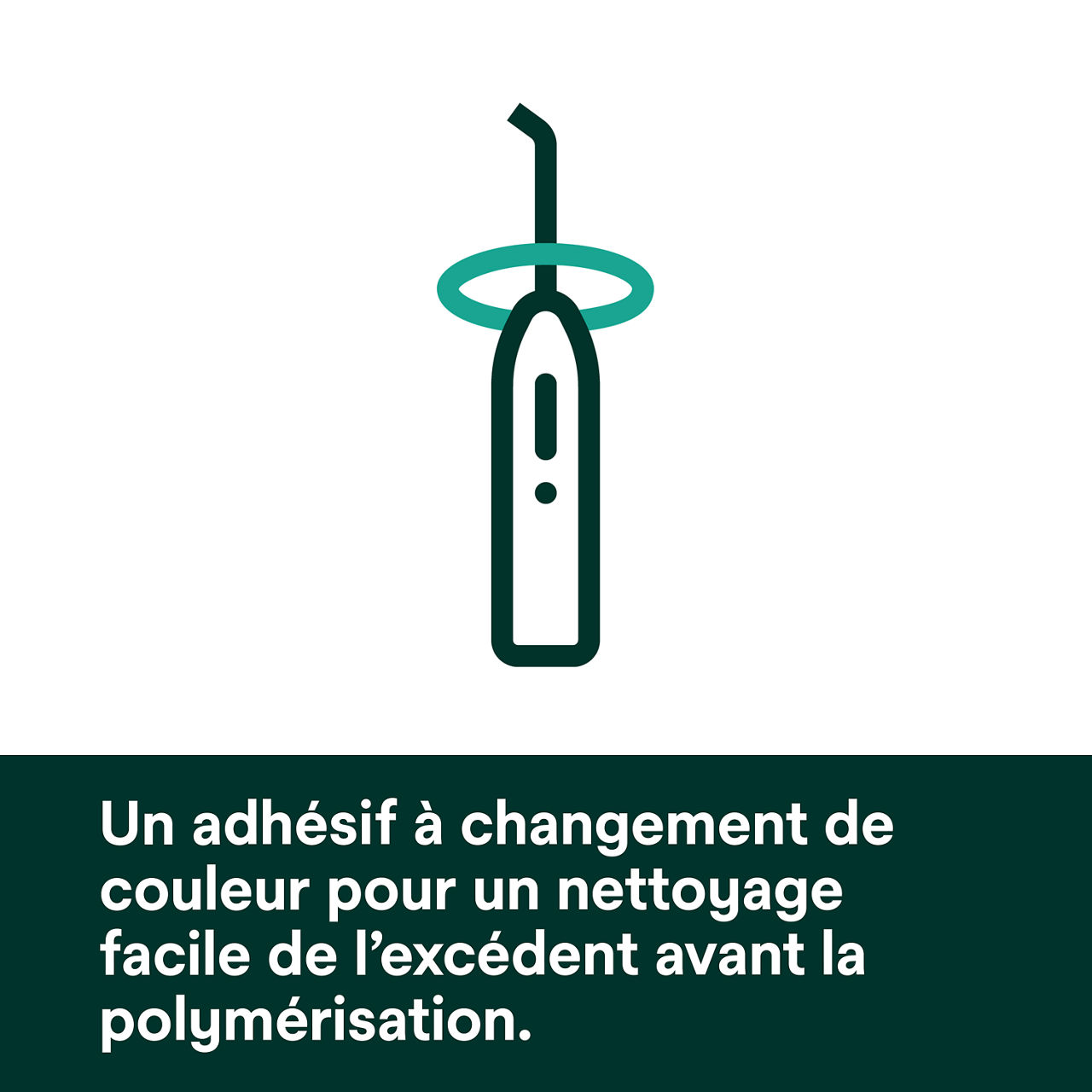 (3) Adhésif Transbond Plus à changement de couleur changement de couleur pour un nettoyage facile
