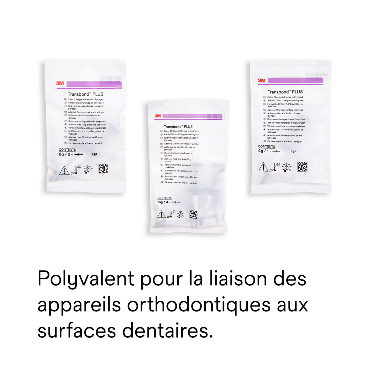 (1) Seringues Adhésif Transbond Plus à changement de couleur Polyvalent pour le collage