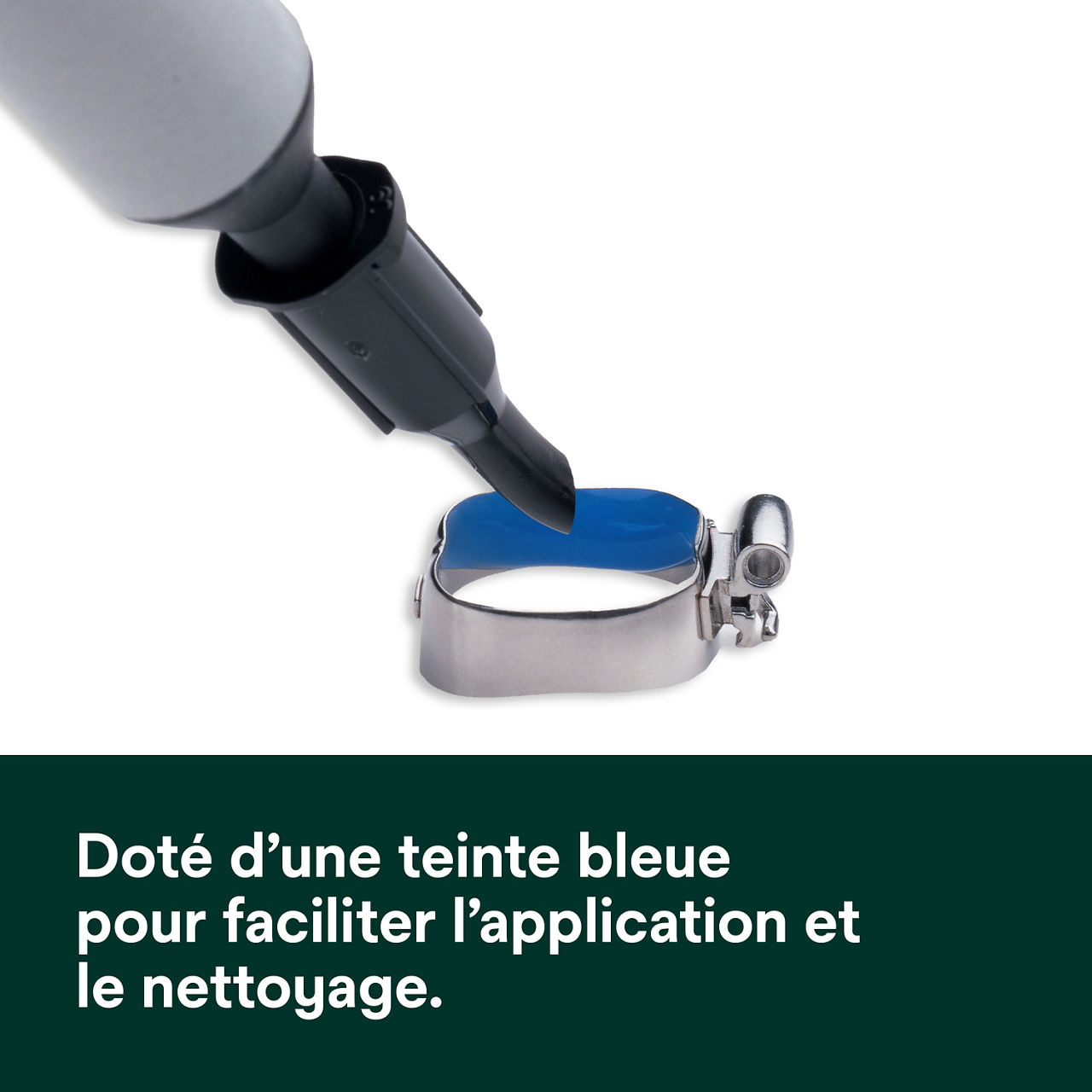 (2) Adhésif Transbond Plus à polymérisation pour bandes Couleur bleue pour une application