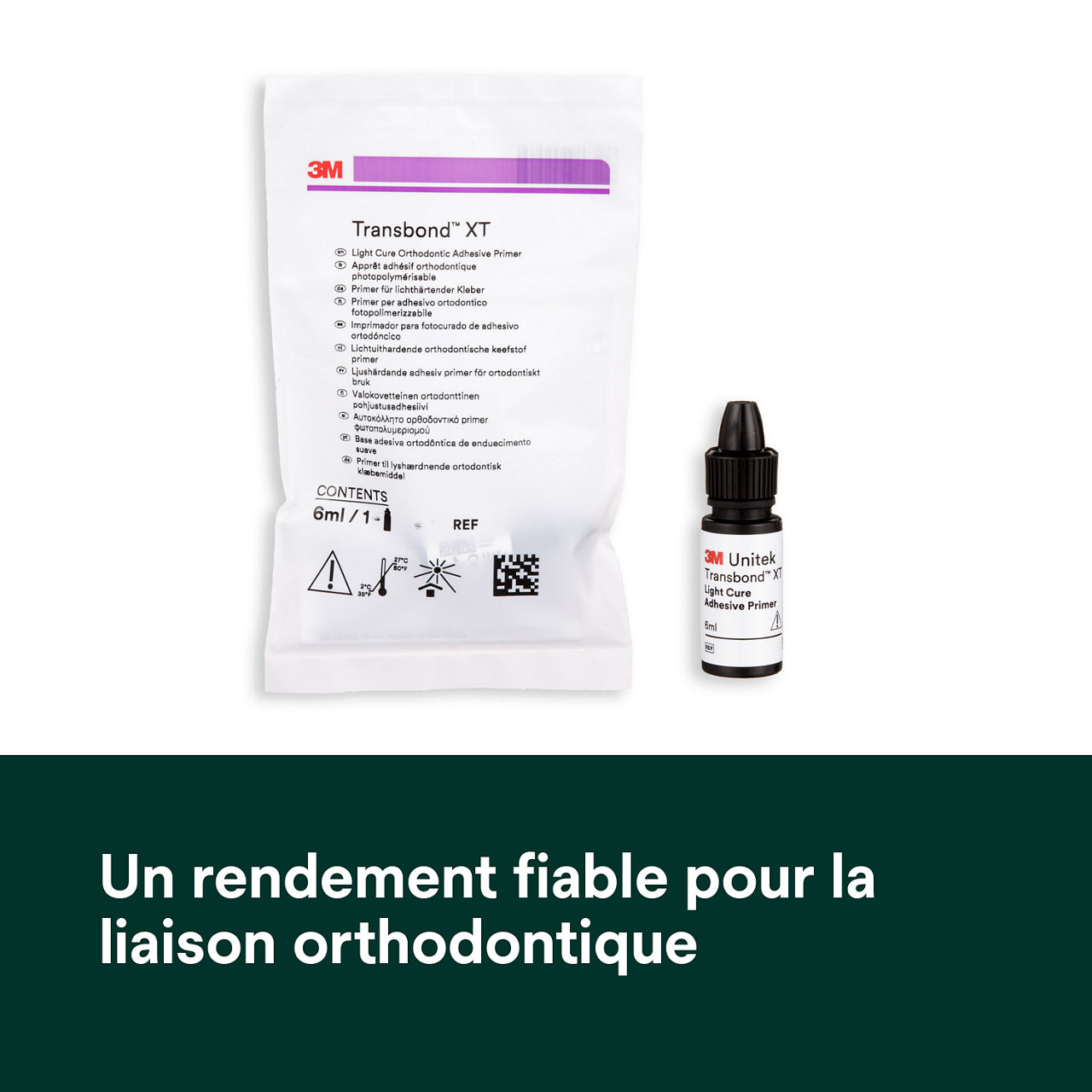 (1) Primer adhésif Transbond XT à polymérisation performance fiable pour le collage orthodontique