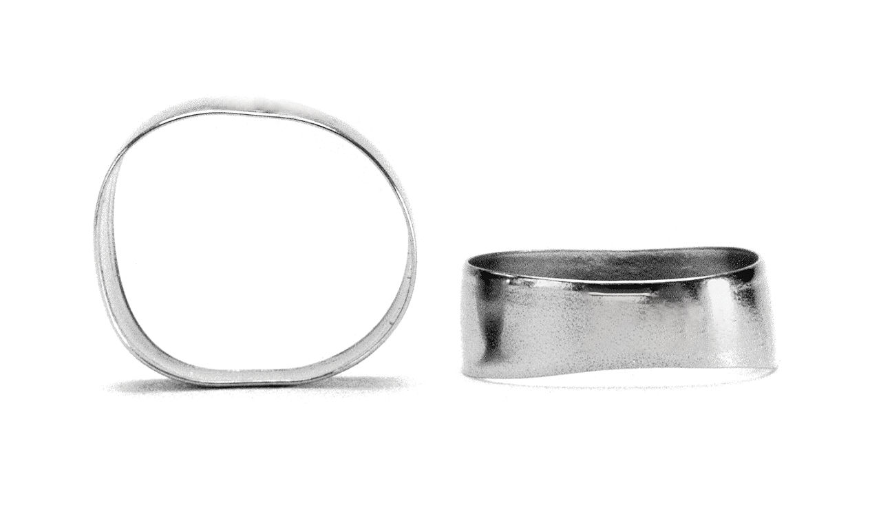 3M™ Unitek™ Bicuspid Bands, 141-404, Lower, Size 4, Wide, GeneralPurpose, 5/Pk