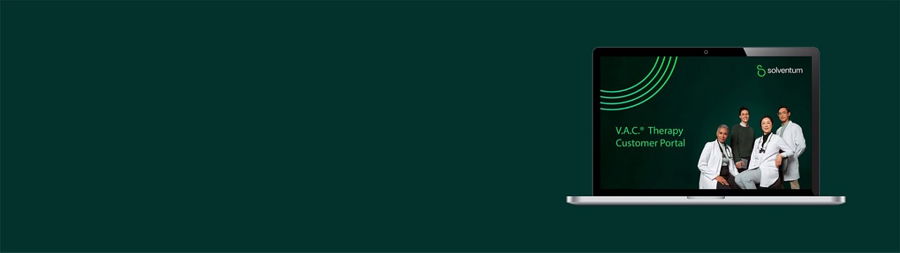 VAC Therapy Customer Portal Banner Image