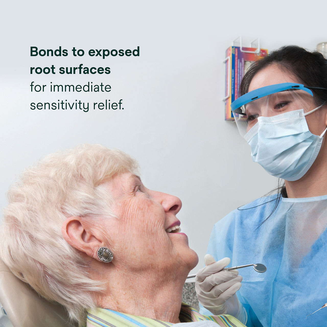 (1) Vanish XT: bonds to exposed root surfaces for immediate sensitivity relief