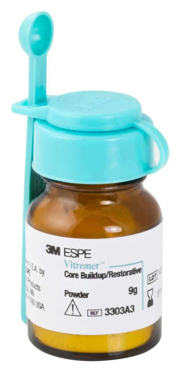 3M™ Vitremer™ Core Buildup Restorative Powder Refill, 3303PEDO, Spoon, 9 g, 10/CS