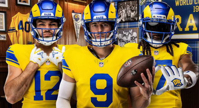 Rams unveil Fearsome White, Classic Sol alternate uniforms ahead of 2026 season
