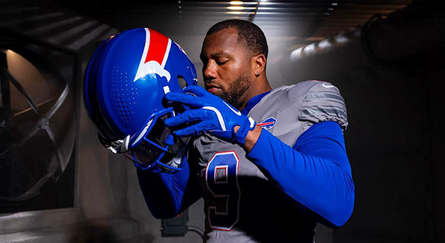 Bills unveil alternate 'Nickel City' uniform, 'The Charge' helmet ahead of 2026 season