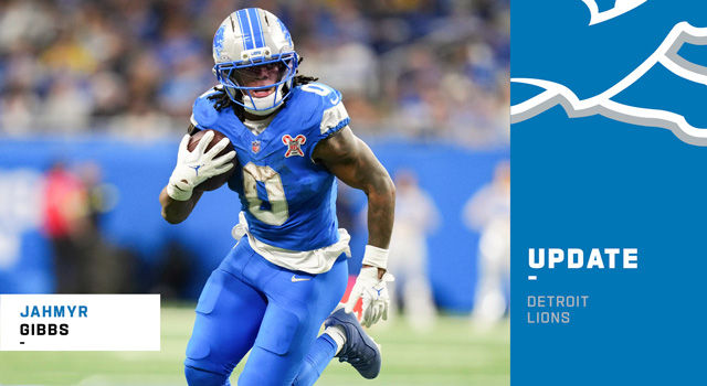 Lions signing RB Jahmyr Gibbs to three-year, $75.75 million max extension