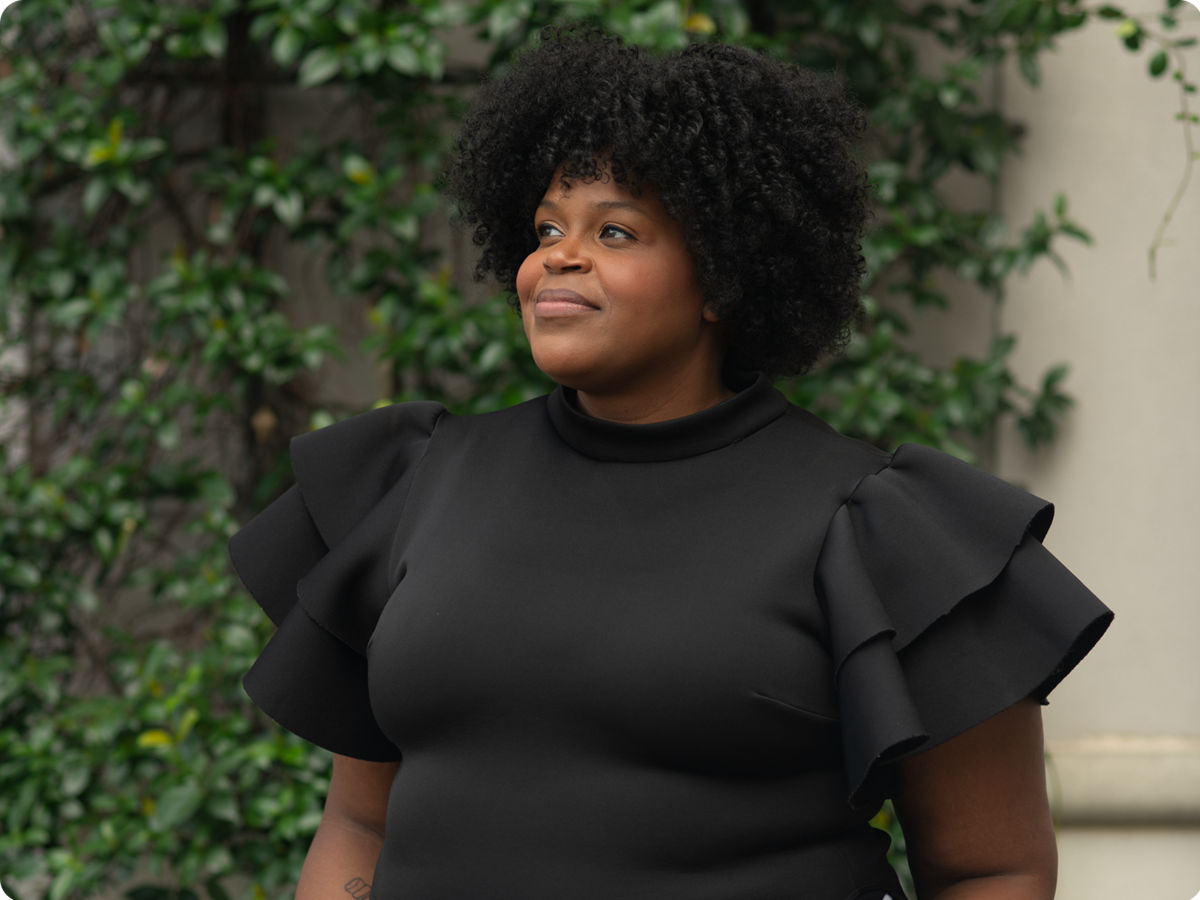 Keytsiia, a Wegovy<sup>®</sup> patient, who is also a mom of 2 and motocycle hobbyist