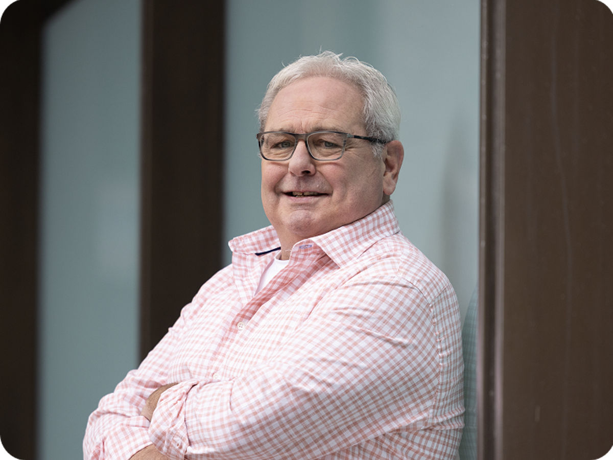 Terry, a Wegovy<sup>®<sup> patient, who is also a father, golfer and travel buff 