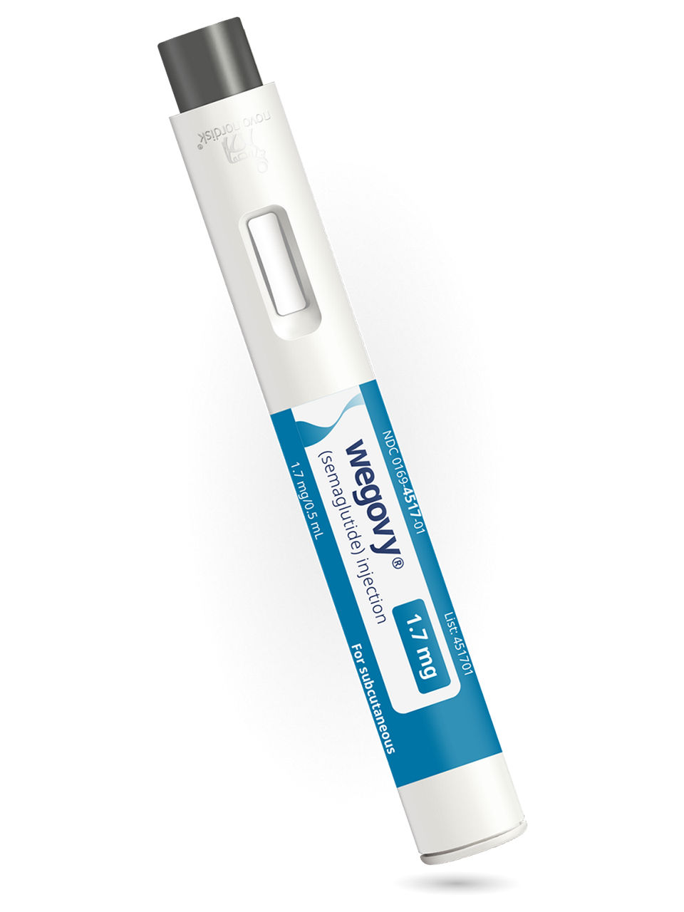 Wegovy<sup.®</sup> 1.7 mg injection pen