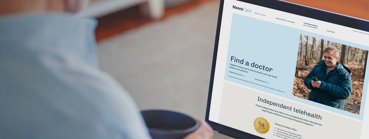 Preview of NovoCare website