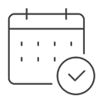 Calendar dosing icon