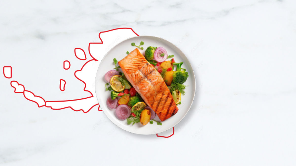 Alaska One-Pan Roasted Salmon and Brussel Sprouts