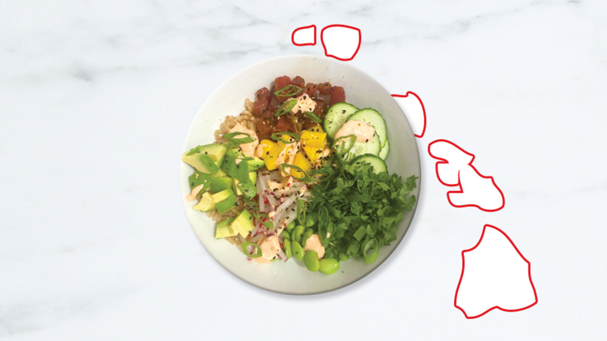 Hawaii Ahi Tuna Poke Bowls
