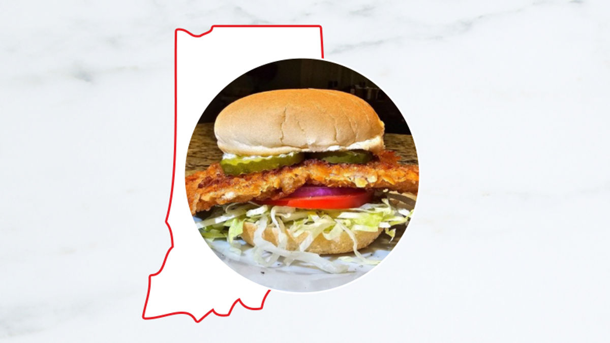 Indiana Pork Tenderloin Sandwich