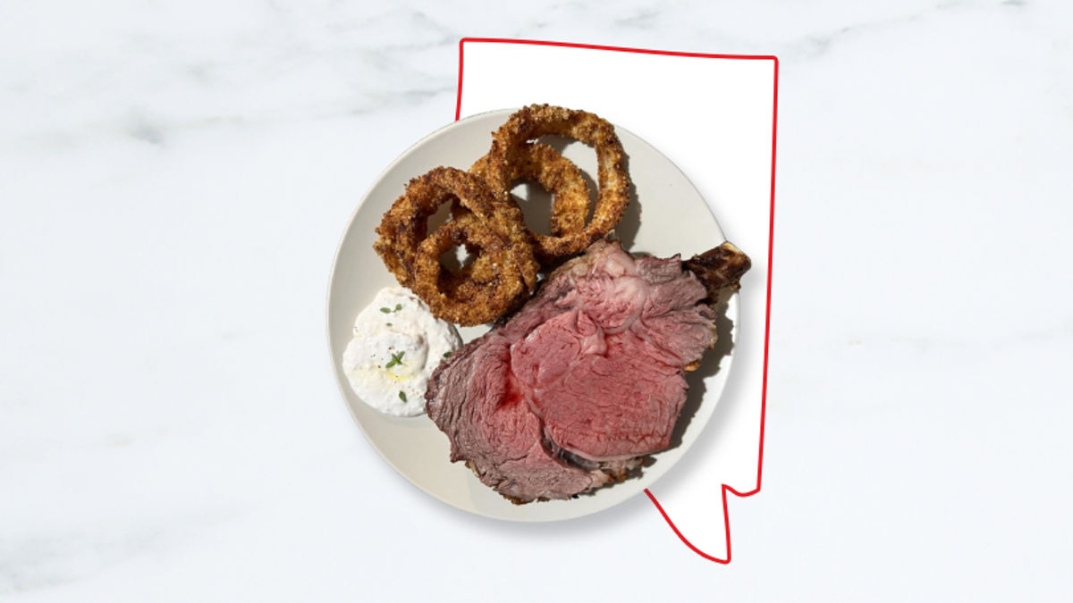 Nevada Prime Rib & Onion Rings