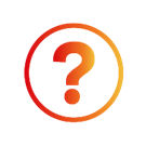 Question mark inside circle icon