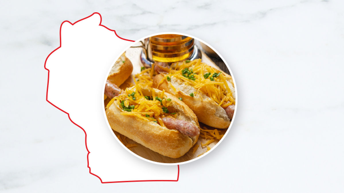 Wisconsin Cheddar Bratwurst