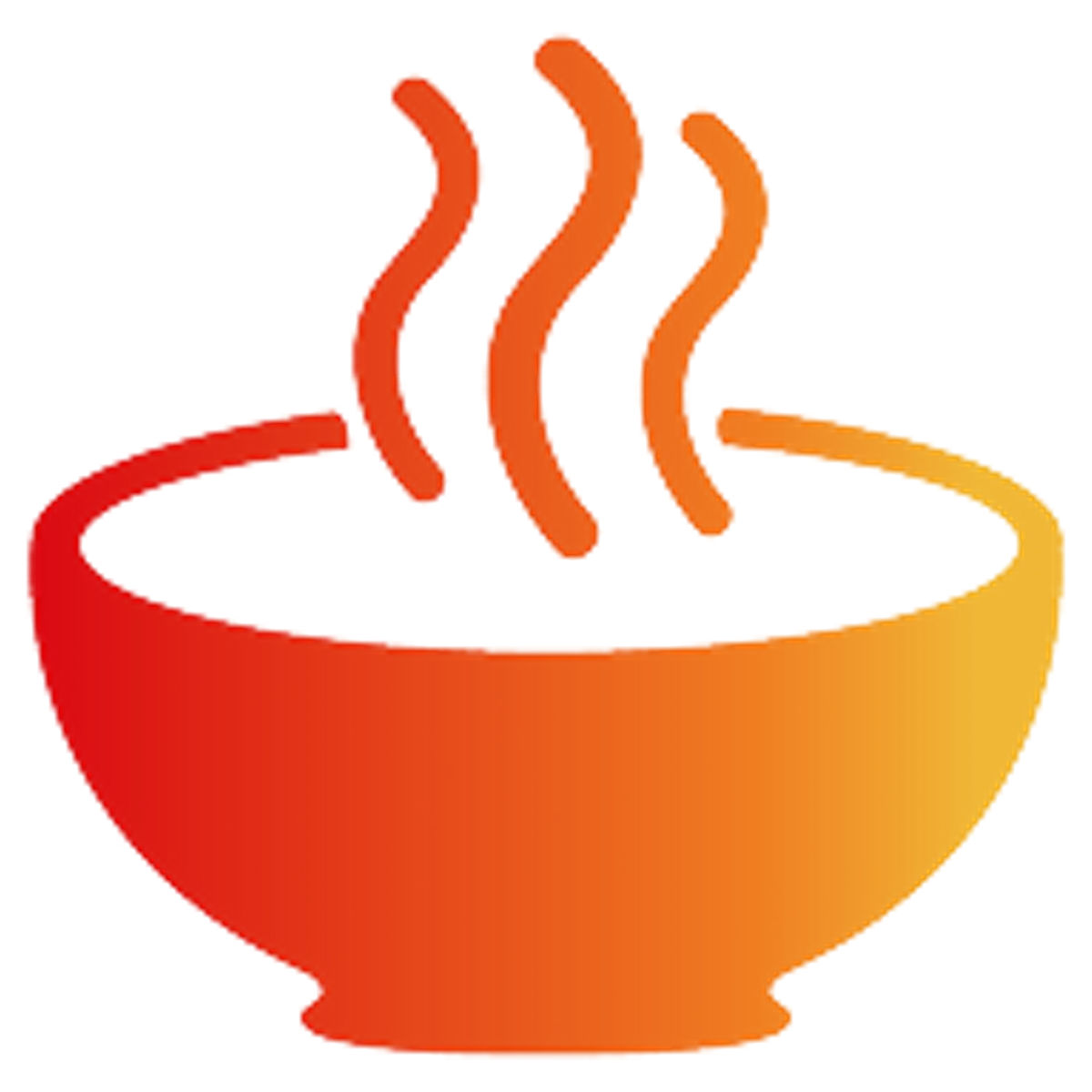 Steaming bowl of soup