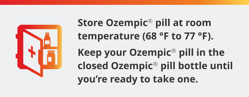 How to store Ozempic® pill