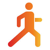 Person running icon