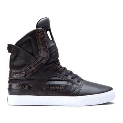 SKYTOP II in BLACK / BLACK - WHITE | SUPRA Footwear