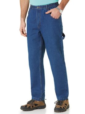 Haband Casual Joe® Stretch Waist Carpenter Jeans