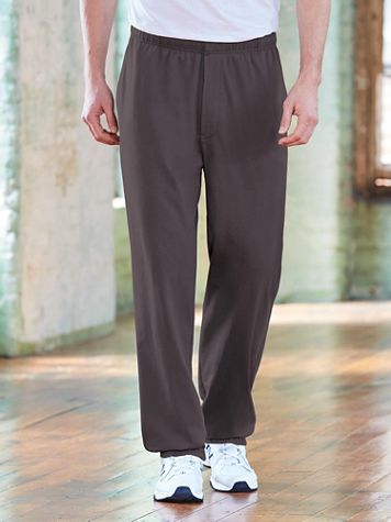 Haband Men’s Jersey Comfort Pants, Elastic Cuff - Image 1 of 5