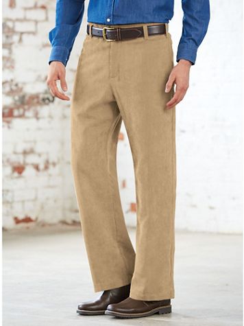 Haband Men’s Casual Joe® Stretch-Waist Corduroy Pants  - Image 1 of 8