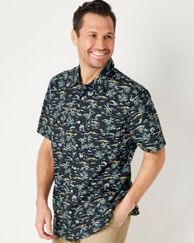 Haband Men’s Ultimate Snap-Tastic™ Woven Shirt