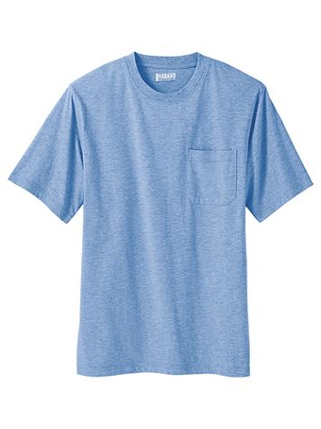 Haband Men’s Crew Neck Affordabili-Tee Shirt with Pocket - Image 1 of 5