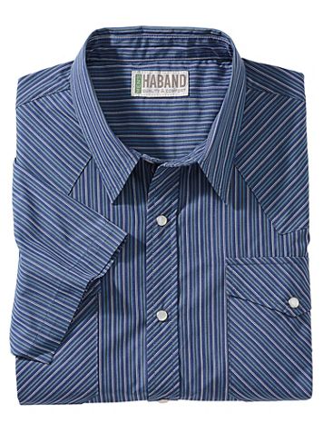Haband Men’s Snap-tastic™ Western Shirt, Short Sleeves - Image 3 of 3