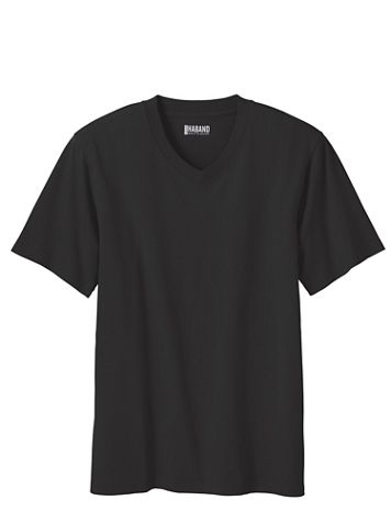 Haband Men’s V-Neck Affordabili-Tee Shirt  - Image 1 of 5