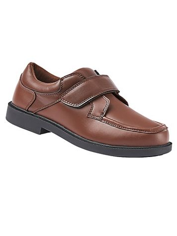 Haband Men’s Dr. Max™ Leather One-Strap Casual Shoes - Image 1 of 5