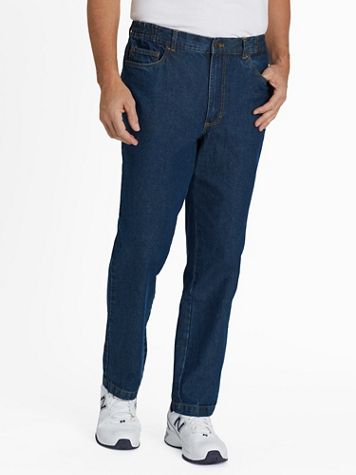 John Blair Relaxed-Fit Side-Elastic Jeans - Image 4 of 6