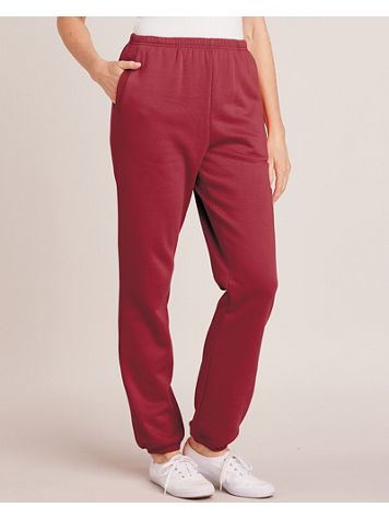 Better-Than-Basic Elastic-Waist Fleece Pants - Image 1 of 18